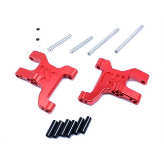 アーチ状アルミフロントサスアーム レッド(CC-01) [CCR-31FR]]