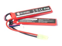 Li-Po バッテリー(2piece) 7.4V 20C 1100mAh [G-11-082]