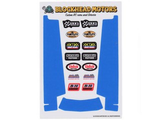 シャーシ用デカールセット:ブルー(ホーネット・グラスホッパー用) [BHM-STK03BL]