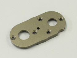 CNC モータープレート(ガンメタ/スコーピオン2014) [SCW011GM]