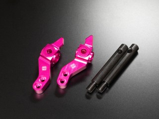 アルミCNC強化アルミアップライト(LONGシャフト付)(ピンク) [T4-UR04PI]