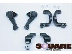 アルミパーツ ブラックリミテッドセット(タミヤ TT-02TYPE-S用) [STD-200SP]