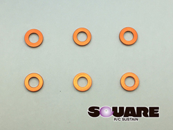 アルミM3カラー 1.0t(オレンジ) 6個入 [SXG-910]