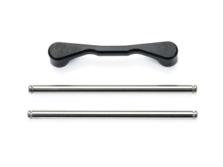 TT-02B ステンレスサスシャフト&サポートブリッジ [OP-1820]