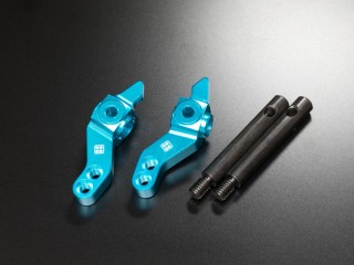 アルミCNC強化アルミアップライト(LONGシャフト付)(ライトブルー) [T4-UR04LB]