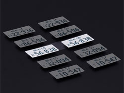 3Dナンバープレートステッカー 栃木50 と 56-838 2枚入 [US88160]