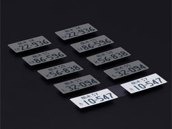 3Dナンバープレートステッカー 栃木57 き 10-547 2枚入 [US88162]