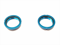 ダンパースプリングアジャスター(タミヤ SSBBダンパー用) ブルー 2個入 [TGE-114AB]