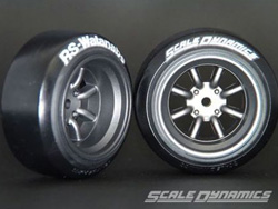 V16D RSワタナベホイール オフセット12mm 2pcs(ブラック) [10110]