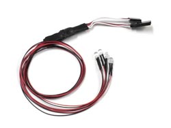 LEDライトユニット(Φ5/4灯/L=400/レッド) [97054-4R]