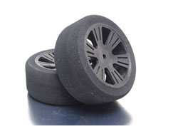 1/10ホイル接着済GPツーリングタイヤ フロント37° [UN10037C]