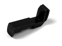 グロックシリーズ対応 ステンレス強化ロングマガジンキャッチ ブラック [TMGLCB]