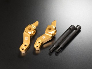 アルミCNC強化アルミアップライト(LONGシャフト付)(ゴールド) [T4-UR04GD]