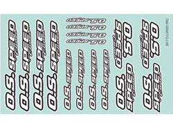 O.S.SPEED PRO ステッカー 2017 ホワイト [79884294]