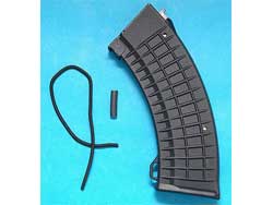 AK47 150連 ワッフル・パターン・マガジン BK [GP581]