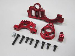アルミSPLモーターマウントセット(レッド)(ドリパケ用) [KN-DP07RD]
