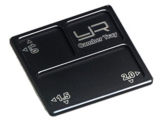 アルミキャンバーゲージ付パーツトレイ(ブラック) [YA-0330BK]