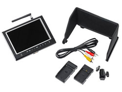 Lilliput 664/W 7inch LCD FPVモニター 5.8GHz 7CH 受信機内蔵(FAT SHARK用)/ USバージョン [LL-FPVMON7-US]