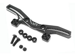 YD-2用アルミアジャスタブルフロントショックタワー ブラック [YKYD-003BK]