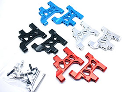 アルミフロント用サスアーム(標準サイズ)(シルバー)(タミヤ WR-02用) [SWR-32FS]