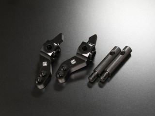 アルミCNC強化アルミアップライト(SHORTシャフト付)(ブラック) [T4-UR03BK]