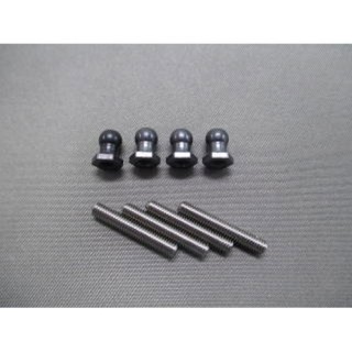 GF-01用 ダンパーエンドボールセット 5mm ブラック [JP-451]]