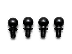 アルミステアリングブロック用6角穴付きキングピンボール(+1mm ネジ部3mm) [IB-414KB1]