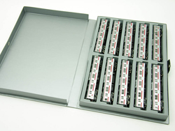 10両用車両ケースB(シルバー) [YP-537]