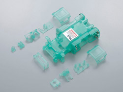 スケルトンシャーシセット(クリアグリーン/MR-015) [MZF151CG]