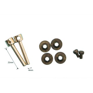 PILOT スープラリトラクト 40用車軸2個セット [OK-47868]]