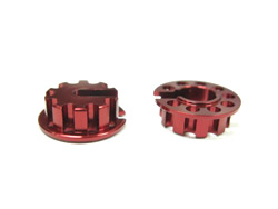 TRFダンパー用 大径2mmダウンリテーナー(レッド) 4個入り [DRT-01RE]