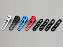 ロングアジャスタブルサーボホーン サンワ/KO用(シルバー) [0172-FD]