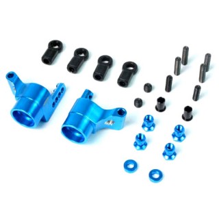 アルミリヤハブ/ナックルアーム 3° トーイン(タミヤ M05用) [M05-007D3BU]]