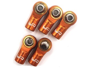 アルミリバースレッド M3ロッドエンド オレンジ 5pcs [YA-0572OR]