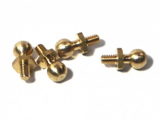 ボールスタッド 3.8×3mm(4pcs) [A249]