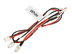 5mmエディショナルLEDライトセット・点滅(2灯) ホワイト [FLD05-WI]