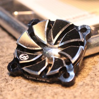 アルミファンカバー 30mm ブラック [US88092-BK]]