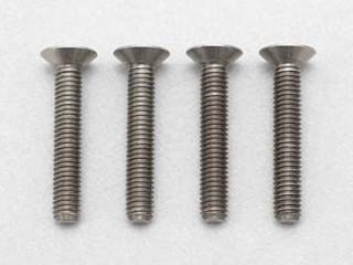 M3×18mm 高精度切削チタン製フラットヘッドソケットスクリュー(4本入) [RP-042-18]