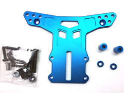 アルミフロントブレース(ブルー)(タミヤ WR-02,02G用) [SWR-3B]