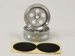 フロントホイール(サテンクロームメッキ/2入/トマホーク) [SCH007SC]