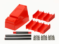 ミニ四駆 ジャパンカップ ジュニアサーキット バンクアプローチ20(レッド) [69571]