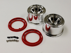 ホイール(シルバーメッキ/レッド/2psc/マッドフォースクルーザー2.0) [MAH401SMR]