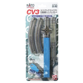 CV3 ユニトラックコンパクト 交差線路入エンドレスセット [20-892]]