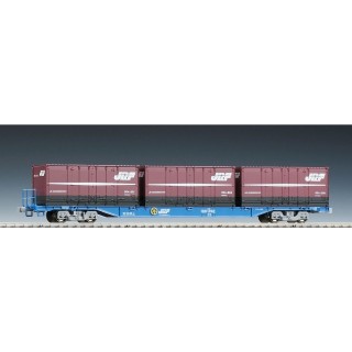 JR貨車 コキ106形(ブルー・コンテナ付) [HO-717]]