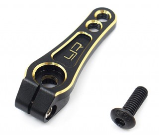 アルミサーボホーン 25T(フタバ/サボックス用) ブラック/ゴールド [YA-0516BK/GD]