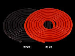 シリコン銀コード18ゲージ 赤 [MR-WR18]