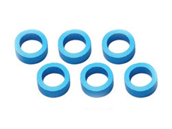 アルミスペーサー 4.0Φ×2.5t ブルー(6ヶ入) [MW4-25B]