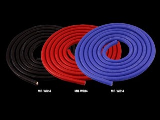 シリコン銀コード14ゲージ 赤 [MR-WR14]