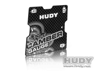 カーボンキャンバーゲージ 1/10ツーリング用(1.5°,2°,2.5°) [107750#]