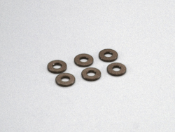 アルミカラー(3x7×1mm/ガンメタリック/6pcs) [W0145GM]